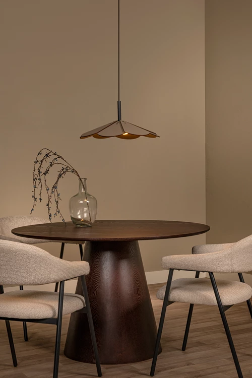 Lucide BLOMSTER - Pendant light - Ø 47 cm - LED Dim. - 1x9W 3000K - Taupe | Essential - atmosphere 1